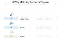 3 way matching accounts payable ppt powerpoint presentation outline maker cpb