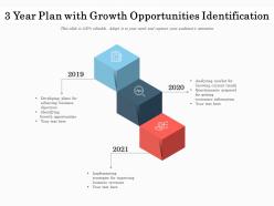 3 Year Plan With Growth Opportunities Identification
