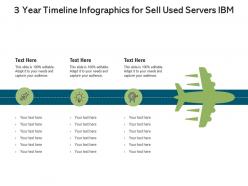 3 Year Timeline For Sell Used Servers IBM Infographic Template