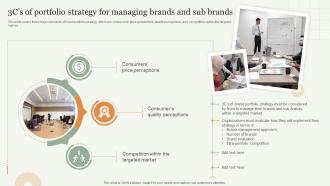 3cs Of Portfolio Strategy For Managing Brands Strategic Approach Toward Optimizing