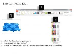 45760016 style puzzles matrix 1 piece powerpoint presentation diagram infographic slide