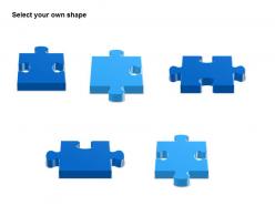 3d 12 pieces 4x3 rectangular jigsaw puzzle matrix