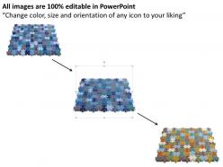 32670362 style puzzles matrix 1 piece powerpoint presentation diagram infographic slide