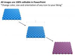 9543912 style puzzles matrix 1 piece powerpoint presentation diagram infographic slide