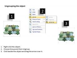 39219581 style puzzles matrix 1 piece powerpoint presentation diagram infographic slide