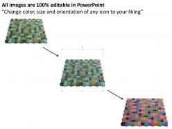 36338506 style puzzles matrix 1 piece powerpoint presentation diagram infographic slide