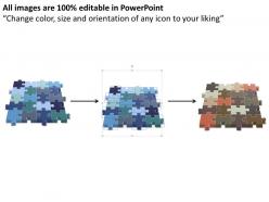 22607696 style puzzles matrix 1 piece powerpoint presentation diagram infographic slide