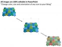 97543897 style puzzles matrix 1 piece powerpoint presentation diagram infographic slide