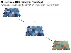 60158059 style puzzles matrix 1 piece powerpoint presentation diagram infographic slide