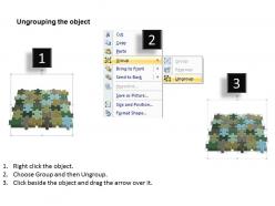 50613687 style puzzles matrix 1 piece powerpoint presentation diagram infographic slide
