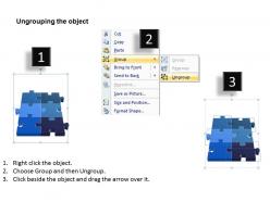 50587216 style puzzles matrix 1 piece powerpoint presentation diagram infographic slide