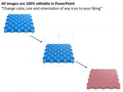 40052913 style puzzles matrix 1 piece powerpoint presentation diagram infographic slide