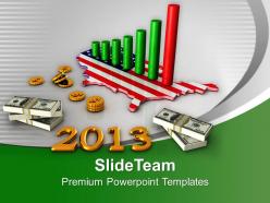 3d american business chart 2013 powerpoint templates ppt themes and graphics 0113