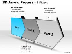 3d arrow process 3 stages 2