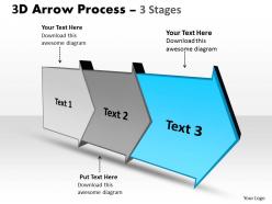 3d arrow process 3 stages 2