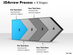 3d arrow process 4 stages 1