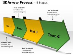 3d arrow process 4 stages 3