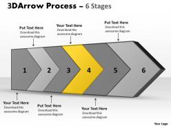 3d arrow process 6 stages 1