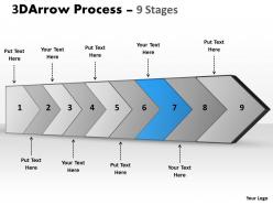 3d arrow process 9 stages 1