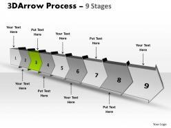 3d arrow process 9 stages 3