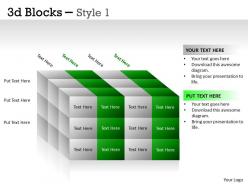 3d blocks style 1 ppt 18