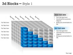 3d blocks style 1 ppt 25