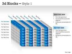 3d blocks style 1 ppt 28