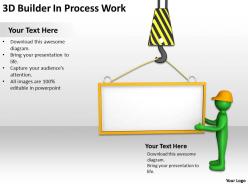 3d builder in process work ppt graphics icons powerpoint