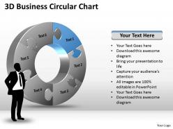 3d business circular chart diagram powerpoint templates 1