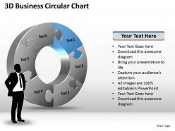 3d business circular chart powerpoint templates ppt presentation slides 0812