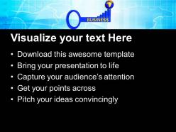 3d business global success key powerpoint templates ppt themes and graphics 0213