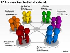 3d business people global network ppt graphics icons powerpoint