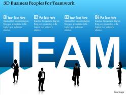 3d business peoples for teamwork powerpoint template