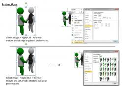 3d business persons shaking hands ppt graphics icons powerpoint