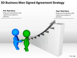 3d businessmen signed agreement strategy ppt graphics icons powerpoin