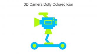 3D Camera Dolly Colored Icon In Powerpoint Pptx Png And Editable Eps Format