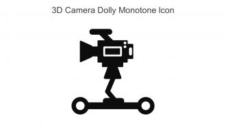 3D Camera Dolly Monotone Icon In Powerpoint Pptx Png And Editable Eps Format