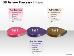 3d circle arrow 3 stages 4