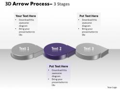 3d circle arrow 3 stages 4