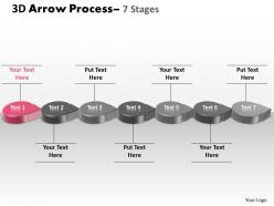 3d circle arrow 7 stages 4