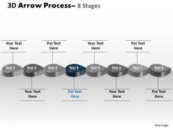 3d circle arrow 8 stages 4