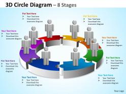 3d circle diagram 8 stages 1