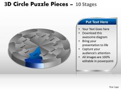 94492026 style puzzles circular 10 piece powerpoint presentation diagram infographic slide