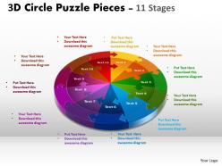 55659804 style puzzles circular 11 piece powerpoint presentation diagram infographic slide