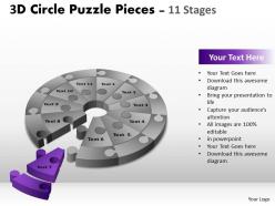 71249493 style puzzles circular 11 piece powerpoint presentation diagram infographic slide