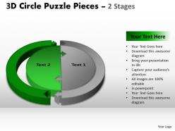 60028096 style puzzles circular 2 piece powerpoint presentation diagram infographic slide