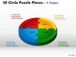 36321780 style puzzles circular 4 piece powerpoint presentation diagram infographic slide