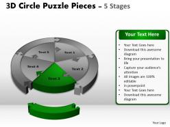 12036125 style puzzles circular 5 piece powerpoint presentation diagram infographic slide