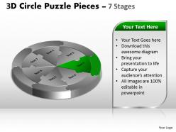 3d circle puzzle diagram 7 diagram stages slide layout 2