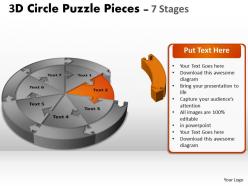 12821316 style puzzles circular 7 piece powerpoint presentation diagram infographic slide